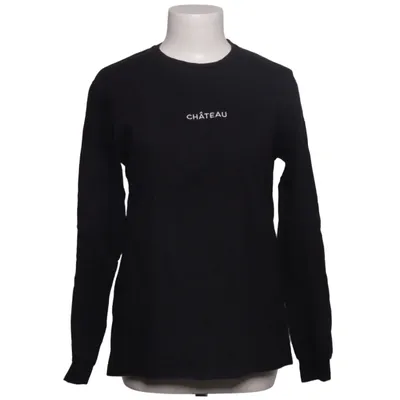 Langærmet t-shirt (Sort) fra Chateau Bomuld