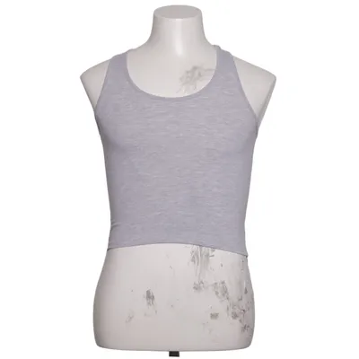 Crop top (Gray) Cotton, Elastane