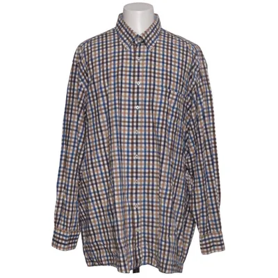 Chemise (Bleu, Marron, Blanc) de Redmond Coton