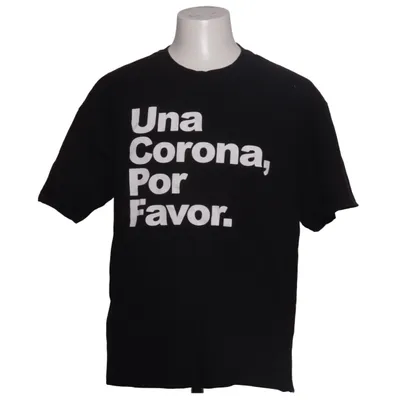 T-shirt (Zwart) van Corona Katoen