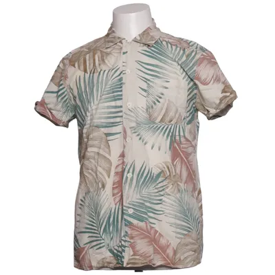 Chemise à manches courtes (Blanc, Vert, Marron) de Deus Ex Machina Coton, Viscose