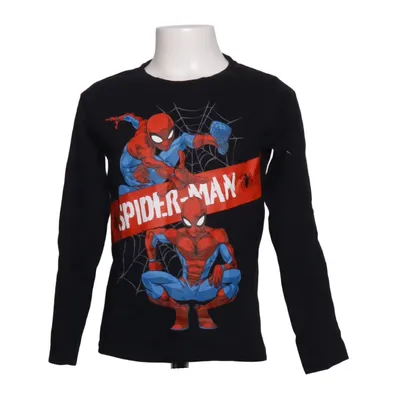Långärmad t-shirt (Svart, Flerfärgad) från Marvel Spiderman Bomull