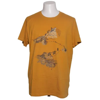T-shirt (Geel) van Rocktrail Katoen, Polyester