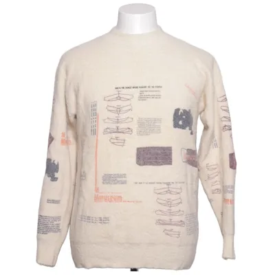 Sweater (Beige, Multicolored) from Mmuseum Crew