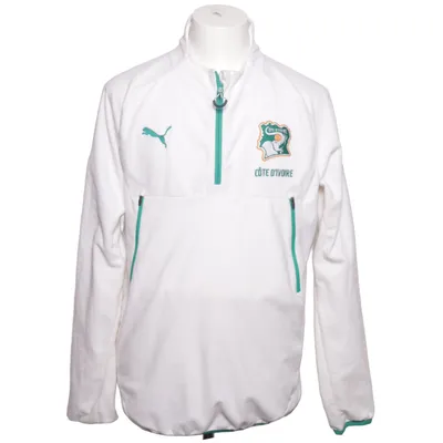 Fleece sweater (White, Green) from Puma Polyester