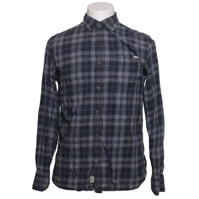 Chemise en flanelle (Bleu, Gris) de Jack & Jones Coton