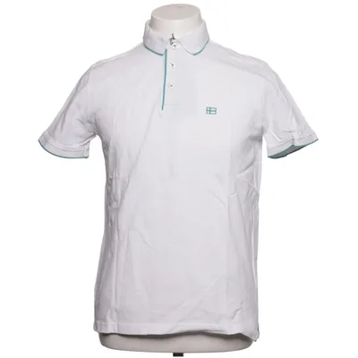 Polo shirt (White, Green) from Nils Sundström Cotton