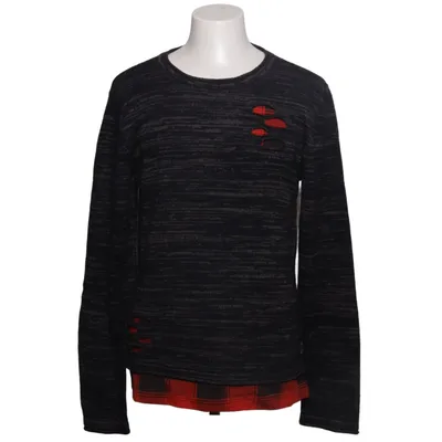 Sweater (Sort, Grå, Rød) fra Chapter Akryl, Bomuld