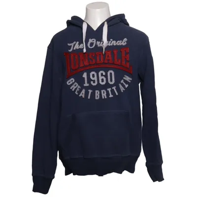 Hættetrøje (Blå, Rød, Hvid) fra Lonsdale Bomuld, Polyester