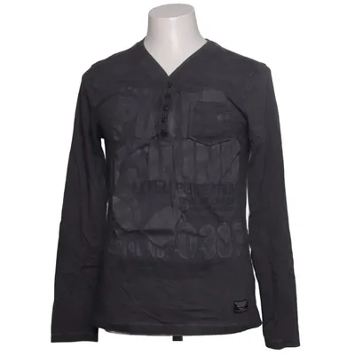 Henley shirt (Grijs) van Much More Katoen