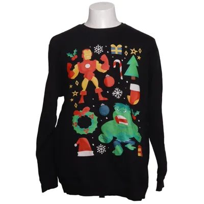 Christmas sweater (Black, Multicolored) from Marvel Cotton, Polyester
