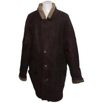 Shearling jas (Bruin) van Shearling