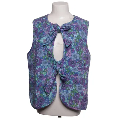 Outer vest (Blue, Purple, Green) from Damson Madder Cotton, Polyester