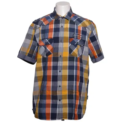 Short sleeve shirt (Blue, Yellow, Orange, Gray) from Jim Spencer Cotton