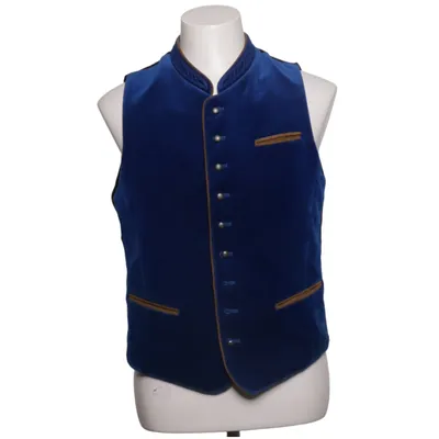 Gilet d'extérieur (Bleu) de Edel Heiss Coton, Polyester