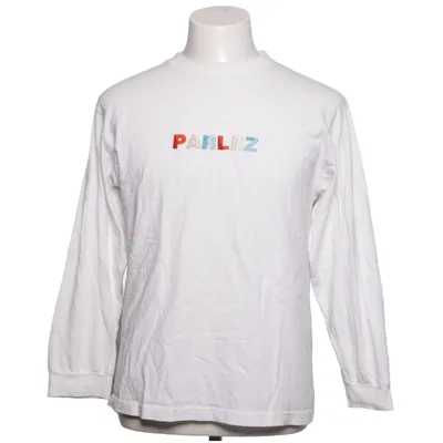 T-shirt à manches longues (Blanc) de Parlez Coton