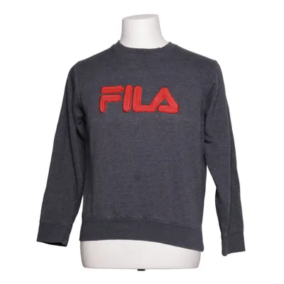 Collegetröja (Grå, Röd) från Fila Bomull, Polyester