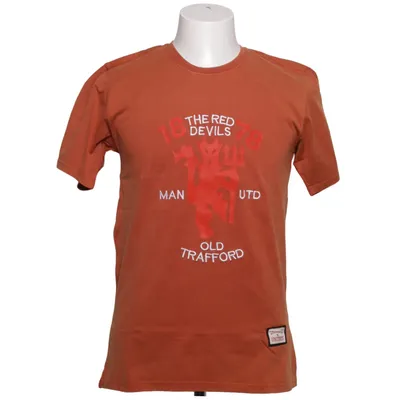T-shirt (Orange, Flerfarvet) fra Manchester United Bomuld