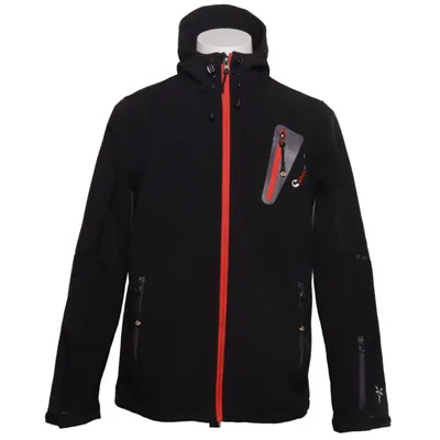 Softshell jacket (Zwart) van White Season Skiwear Elastaan, Polyester