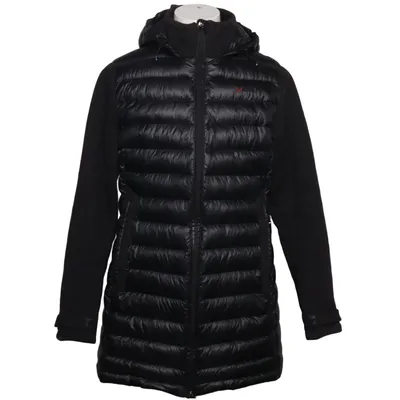 Down jacket (Black) from Yeti Down, Feather, Polyamide, Polyester, Wool