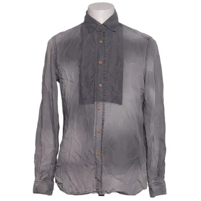 Hemd (Grau) von Diesel Black Gold Lederimitat, Tencel