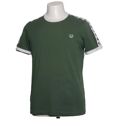 T-shirt (Green, White) from Fred Perry Sportswear Cotton, Elastane, Polyester