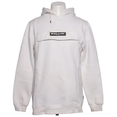 Huvtröja (Vit) från PureWhite Bomull, Polyester