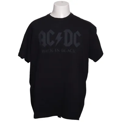 T-shirt (Back in Black) fra ACDC Bomuld