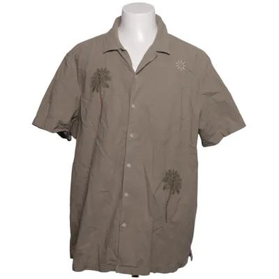 Short sleeve shirt (Beige) from Dressmann Cotton