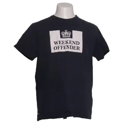 T-shirt (Blauw) van Weekend Offender Katoen