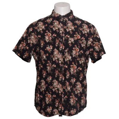 Kortärmad skjorta (Svart, Flerfärgad) från Forever 21 Men Bomull