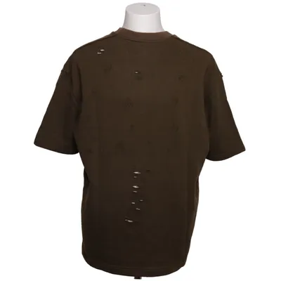 T-shirt (Brun) fra Gianni Lupo Bomuld, Polyester, Viscose