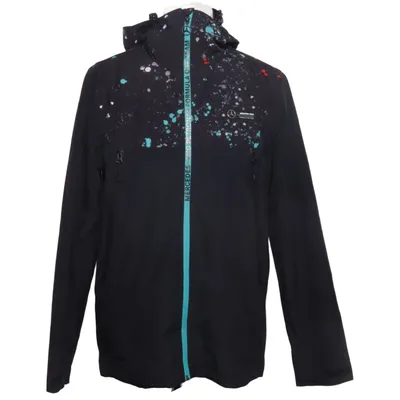 Rain jacket (Black, Multicolored) from Stichd Polyester