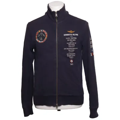 Träningsjacka (Blå) från Aeronautica Militare Bomull, Elastan