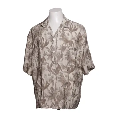Short sleeve shirt (Beige, Brown) from Review Polyamide, Viscose