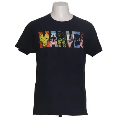 T-shirt (Schwarz) von Marvel Baumwolle