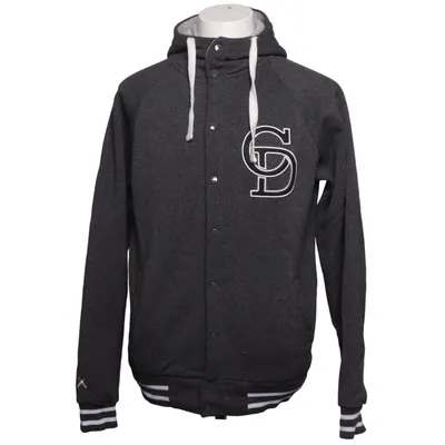 Varsity jacket (Gray) from Criminal Damage Cotton, Polyester