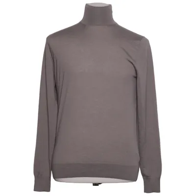 Rollkragenpullover (Grau) von Luca Faloni Kaschmir, Seide