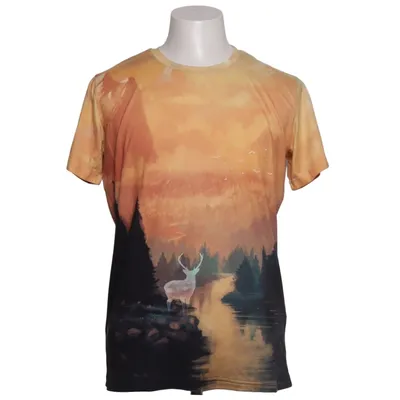 T-shirt (Orange, Noir, Multicolore) de Hoodie Lab Coton, Polyester