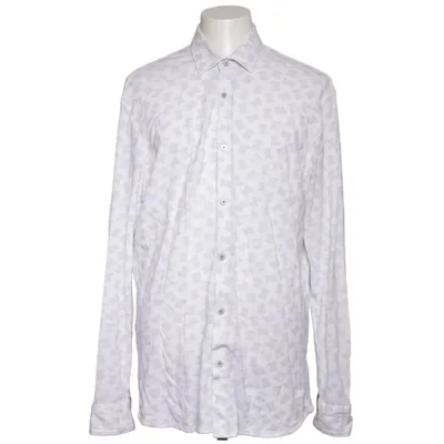 Chemise (Blanc, Bleu) de Vanguard Coton, Élasthane