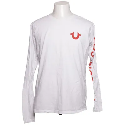 Langærmet t-shirt (Hvid, Rød) fra True Religion Bomuld