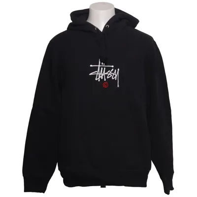 Hoodie (Black) from Stüssy Cotton, Polyester