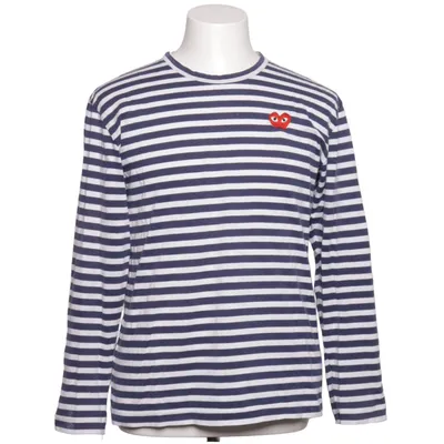 Långärmad t-shirt (Blå, Vit) från Comme des Garçons PLAY Bomull