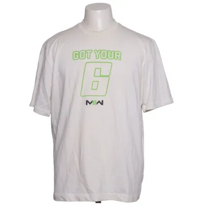 T-shirt (White, Green) from Bpm Cotton