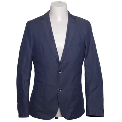 Blazer (Blauw) van Finshley & Harding Katoen, Polyester