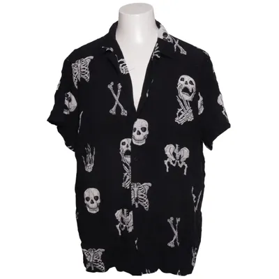 Kortärmad skjorta (Svart, Vit) från Divided by H&M Viskos
