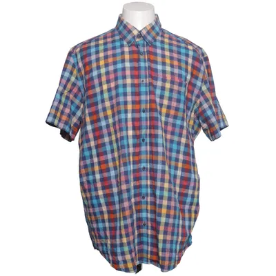Chemise à manches courtes (Bleu, Multicolore) de Franco Bettoni Coton, Lin