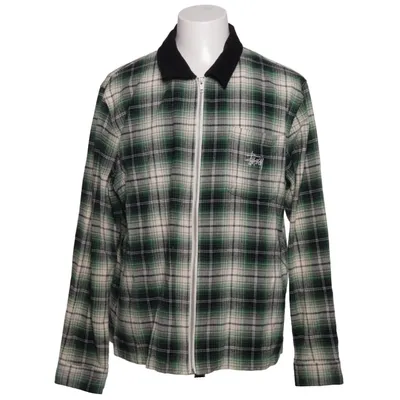 Surchemise (Vert, Blanc, Noir) de Stüssy Coton