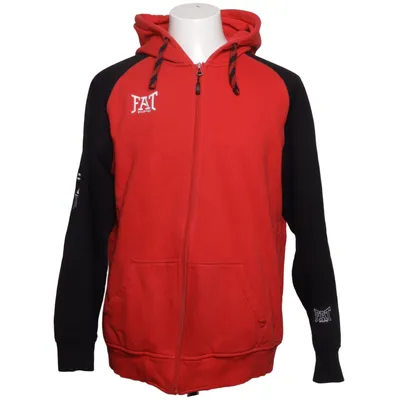 Hoodie (Red, Black) from Fat Pipe Cotton, Polyester