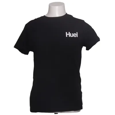 T-shirt (Sort) fra Huel Bomuld, Elastan